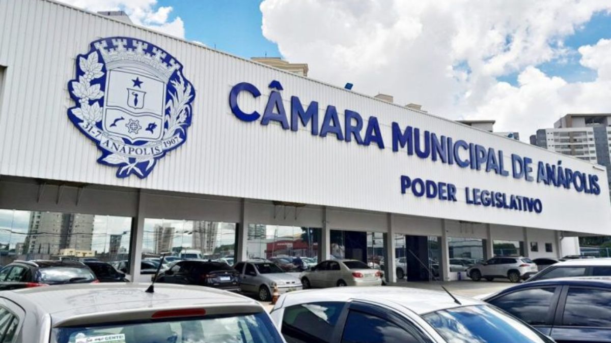 Fachada da Câmara Municipal de Anápolis