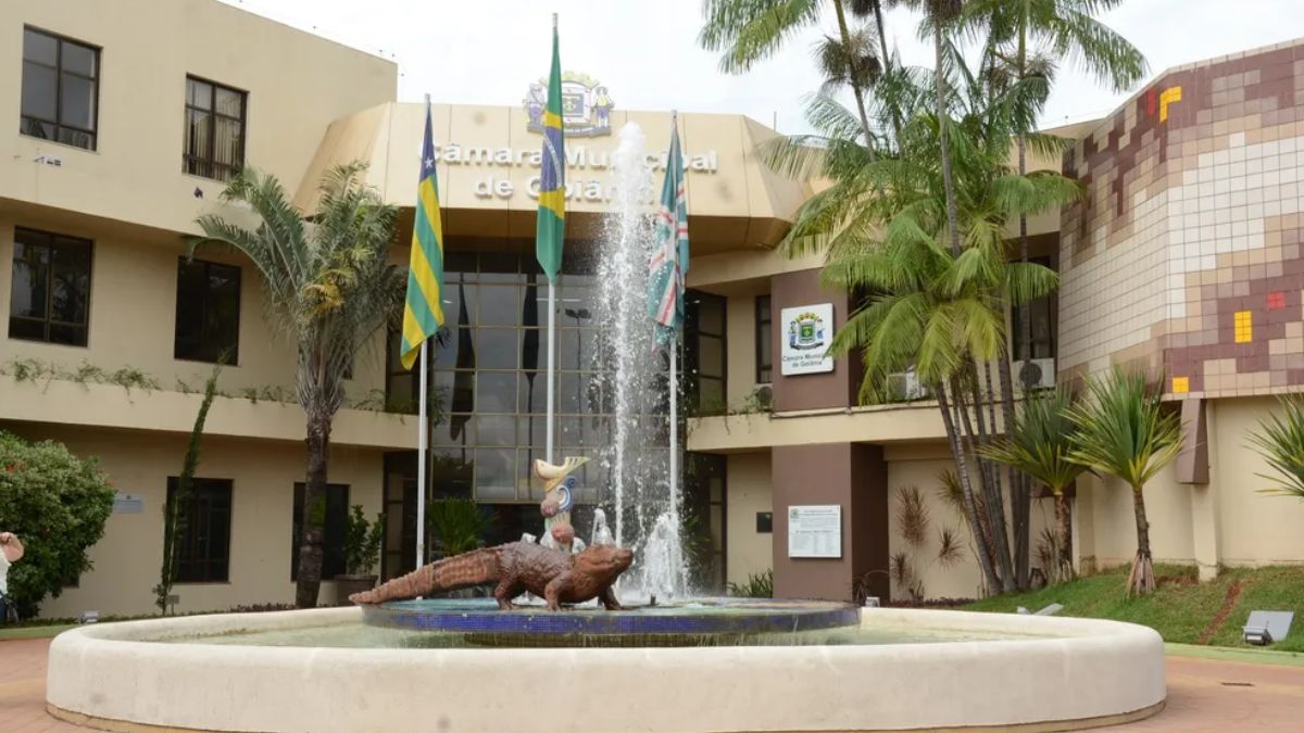 Fachada da Câmara Municipal de Goiânia