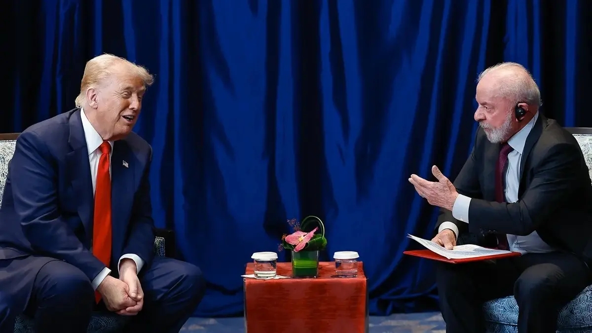 Lula e Trump se encontraram no último domingo