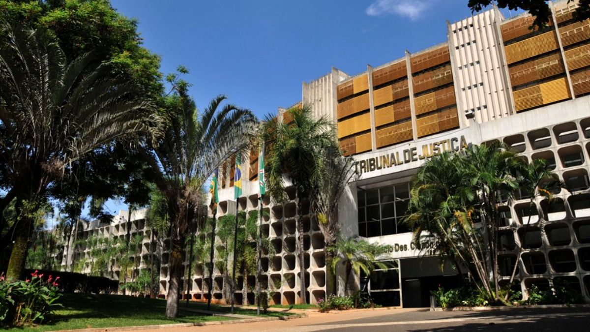 Fachada do TJGO, em Goiânia