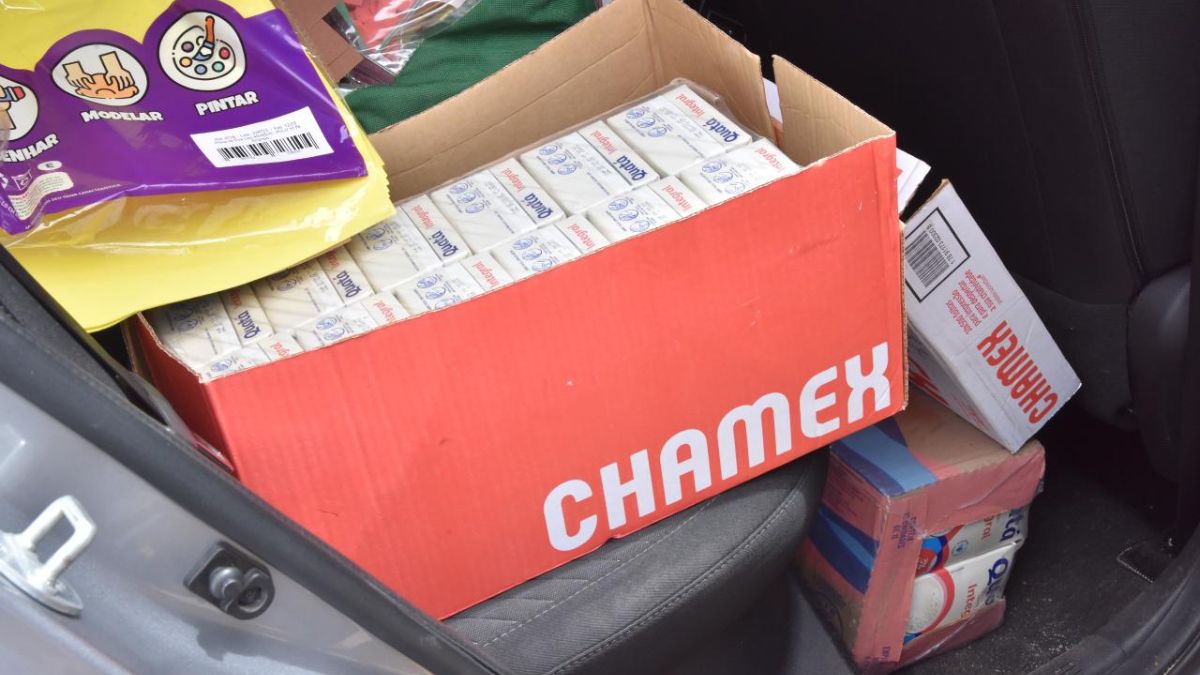 Diretora e servidoras de escola em Aparecida são conduzidas à delegacia por desvio de merenda - Imagem mostra parte do material recuperado pela GCM